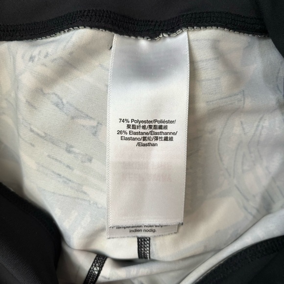 DKNY Sport Troptext Print High-Rise 7/8 Leggings, Med, EUC - Picture 8 of 11